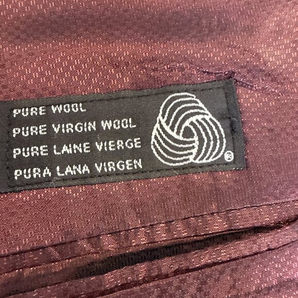 Ralph Lauren CHAPS Men's 2 Button Black Wool Blazer Sports Coat Jacket Size 46L - Picture 10 of 12